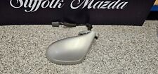 MAZDA MX5 LEFT HAND MIRROR / LHS / NEAR SIDE / SILVER (MK2 1998 - 2005) ELECTRIC
