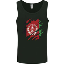 Torn Afghanistan Flag Afghan