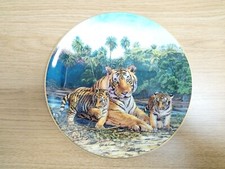 Royal Doulton Big Cats And Young 'After the bath' Plate PN128 Broadhurst