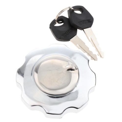 Aluminum motorcycle gas cap - aluminum,