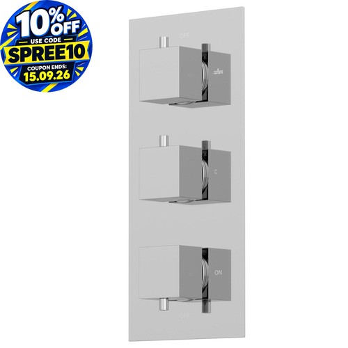 Thermostatic square control - thermostatic,