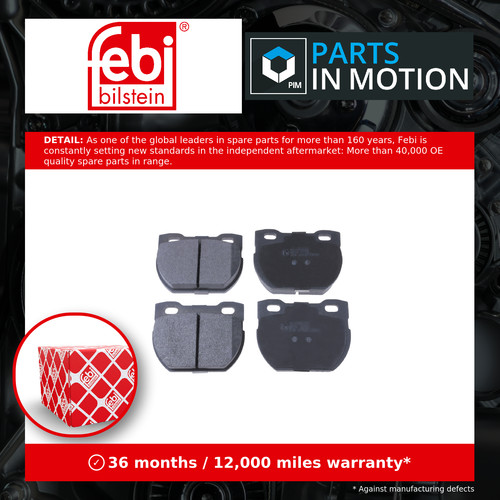 Brake pads set fits - brake,
