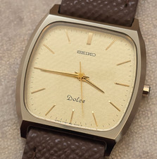 Seiko Dolce 7741-5100 Tungsten Carbide Watch