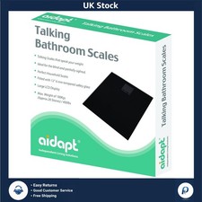 Clear Talking Bathroom Scale