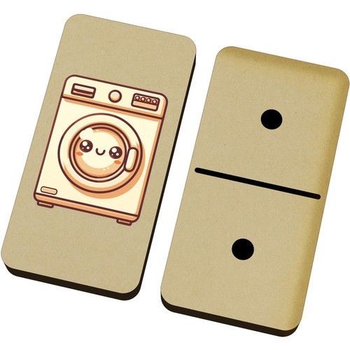Cute washing machine domino - washing, machine'
