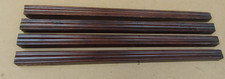 4 PIECES OF RECLAIMED MAHOGANY REMOVED FROM A GEORGIAN TABLE 60 X 3 X 3cm APPROX
