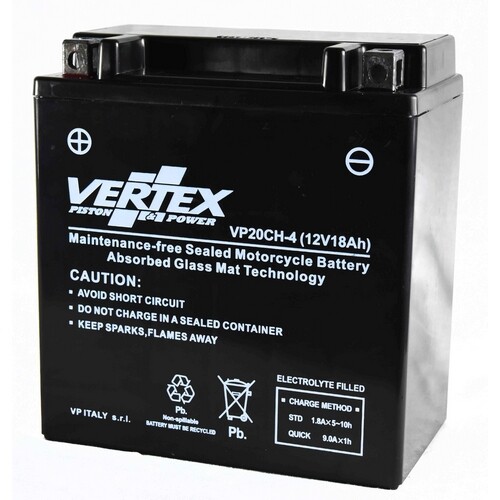 Vertex vp20ch battery for - vp20ch-4,