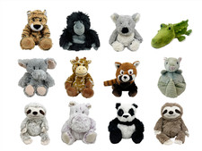 Microwaveable Wheat Heat Pack Lavender Scented Weighted Jungle Soft Toy Plush