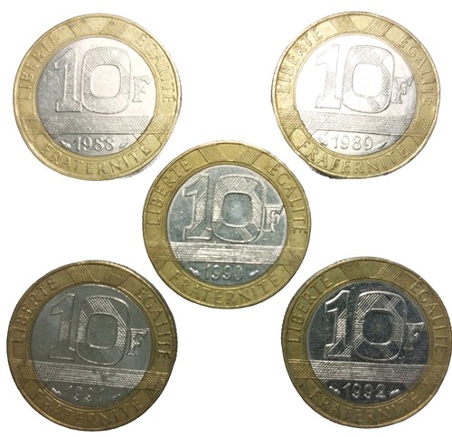 France francs coins bulk - france,
