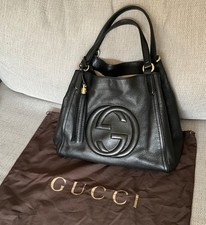 Gucci black leather soho