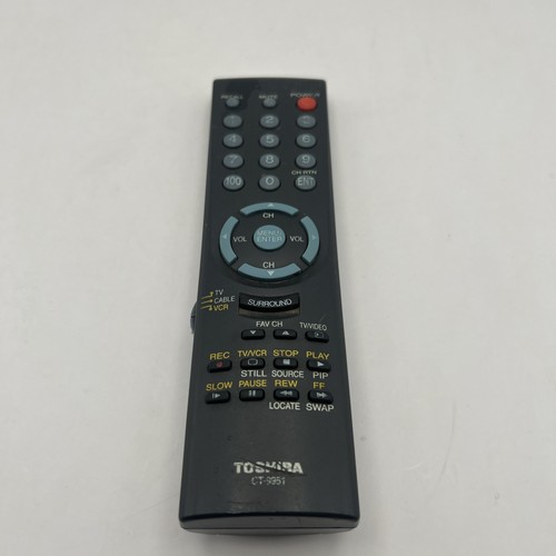 Toshiba 9951 remote - toshiba, ct-9951
