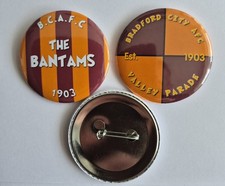 Set Of 2 Bradford City Badges