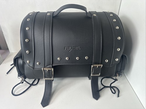 Rexel black leather saddle - rexel,