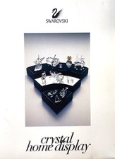 Swarovski Crystal Home Mirrored Display Stand – Reversible  Blue Velvet Tiered