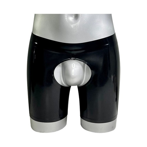 Men latex shorts slimming - men's,