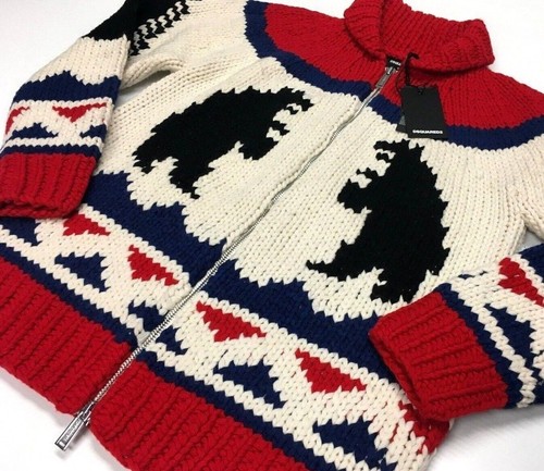 Dsquared2 colorblock wool twin - dsquared2,