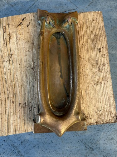 Antique art nouveau brass - art,
