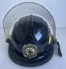 Obsolete American Fire Department Helmet - Bullard Fireman / Firefighter & Visor