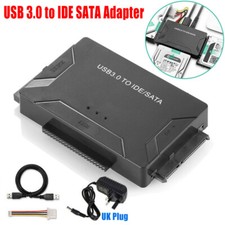 3 IN 1 USB to IDE SATA For Zilkee Ultra Recovery Converter Adapter Sets UK Plug