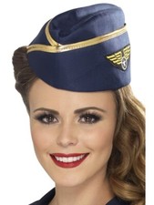 Air Hostess Hat, Blue