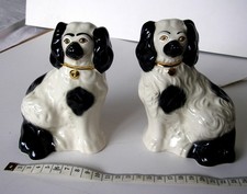 Vintage 1960’s Beswick Porcelain Wally Dogs Pair  1378-6 in Excellent Condition