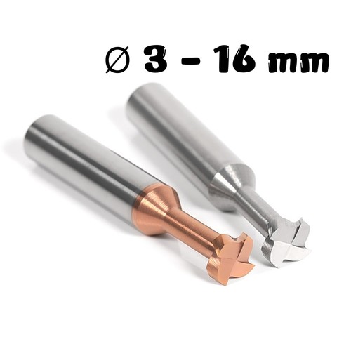 Slot milling cutter hrc55 - t-slot,