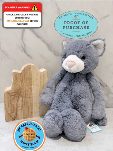 Rare jellycat bashful kitten - jellycat,