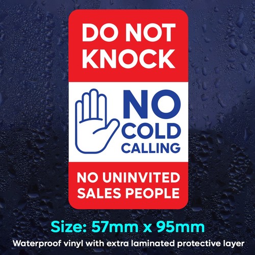 Stop cold callers sticker - sticker, |