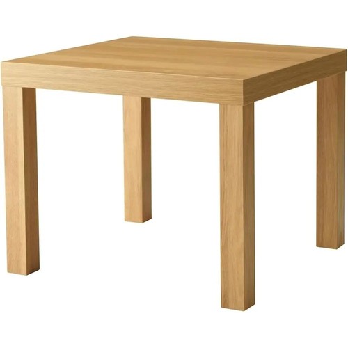 Square oak side table small - oak,