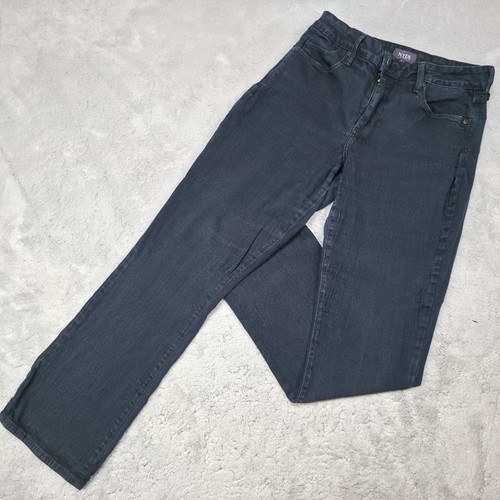 Nydj black straight leg - leg, jeans