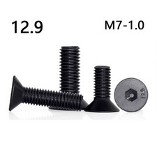 M7-1.0 Black 12.9 Steel Hex