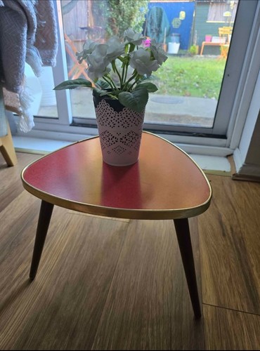 Mid century red kidney shape - century,
