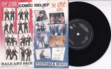 HALE AND PACE/VICTORIA WOOD: The Stonk/The Smile Song - 7" VINYL: VERY GOOD