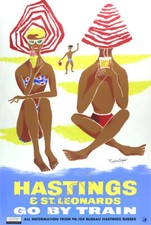 Vintage railway poster - railway,