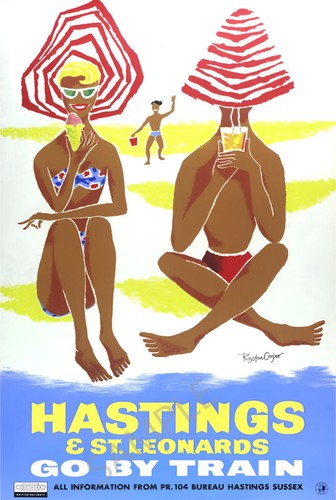 Vintage railway poster - vintage,