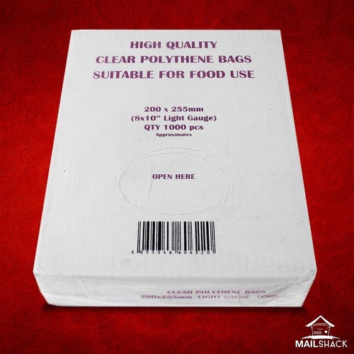 Clear polythene bags plastic - bags,
