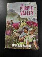 Malcolm Saville - The Purple Valley - Hardback Book - 1965 - VGC!!