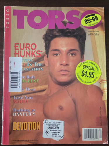 Torso gay magazine february - torso,