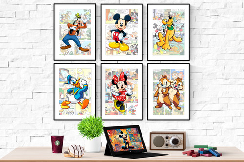 Disney characters comic - characters,