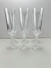 Cristal D’Arques Auteuil 1980s Champagne Glasses – Set of 6, France