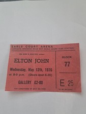 Elton John Concert Ticket  May