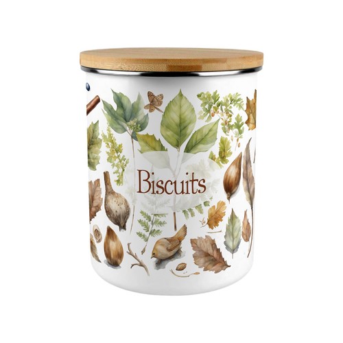 Woodlands biscuit storage - biscuit, tin