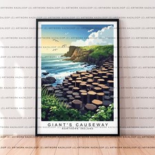 Giants causeway art unframed