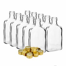 10 pocket flask bottles 200ml