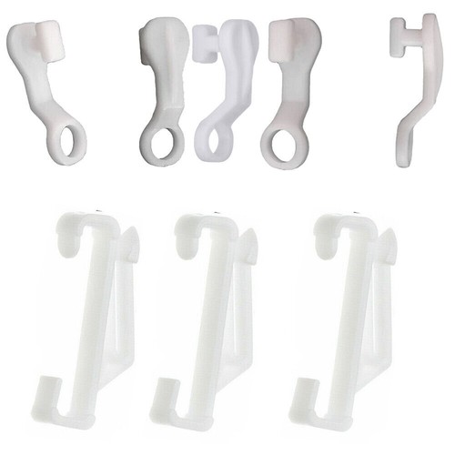 White plastic curtain - white,