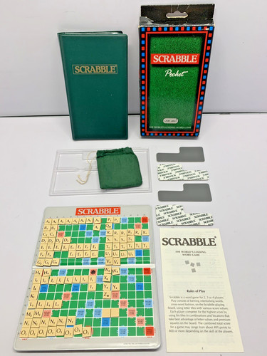 Magnetic pocket scrabble - magnetic,