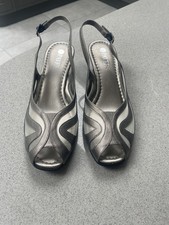 Ladies Wedge Open Toe  Sling back Shoes Size 7
