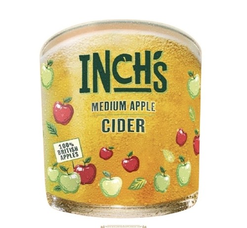 Inch half pint cider - half,
