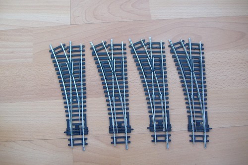 Hornby left hand points - hand,