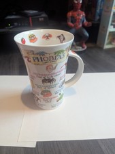 DUNOON FINE BONE CHINA LARGE MUG / CUP PHOBIAS BY CHERRY DENMAN 